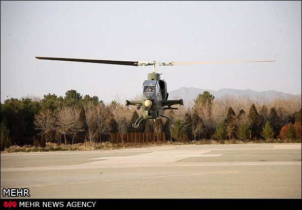 Việc tự sản xuất được trực thăng tấn công đã biến Iran thành một trong số ít những quốc gia trên thế giới có khả năng tự chế tạo loại trực thăng đắt đỏ, đòi hỏi công nghệ cao và cực kỳ nguy hiểm này. Nguồn ảnh: MEHR.
