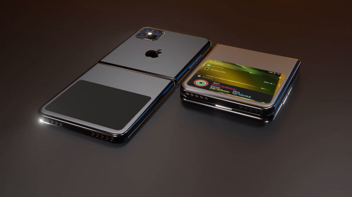 Dẫu vậy, cho đến thời điểm hiện tại vẫn chưa có dấu hiệu nào cho thấy Apple sẽ sớm thiết kế một chiếc iPhone màn hình gập. (Ảnh: ConceptsiPhone)