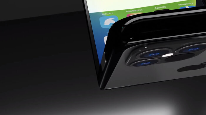 Theo tài liệu được Văn phòng cấp bằng sáng chế và nhãn hiệu Hoa Kỳ công bố, thiết kế mới được công nhận của Apple dường như đã tìm ra lời giải cho màn hình với những thiết bị gập. (Ảnh: ConceptsiPhone)