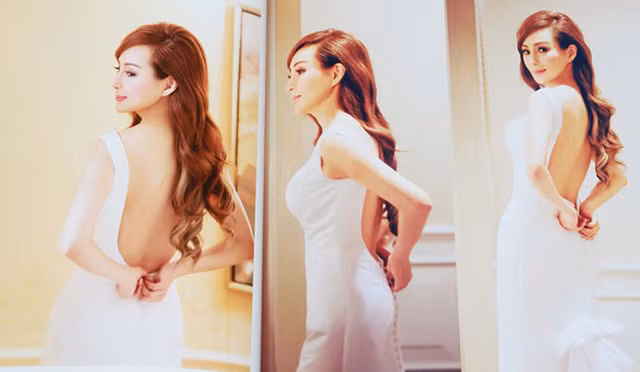 Trong sách ảnh, Candy Law thay đổi phong cách liên tục. Khi thì mặn mà với tạo hình một người phụ nữ hiện đại, thanh lịch, khi thì lại hóa thân vào hình ảnh một cô gái trẻ, sexy và đầy "khiêu khích" với những bộ cánh khoét sâu để lộ nhiều da thịt.