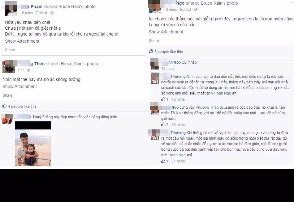 Dư luận phẫn nộ vì hành động vô nhân tính của nghi can Hải Dương, cảm thấy cay đắng khi biết kết cục đẫm máu của một mối tình...