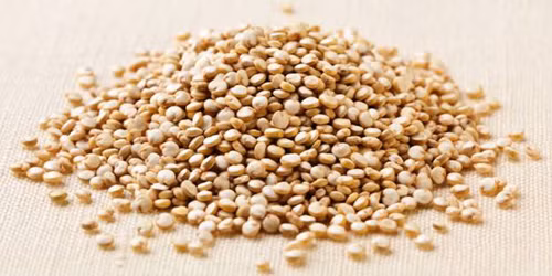 Hạt Quinoa. Quinoa là một trong những thực phẩm dinh dưỡng cao từ Nam Mỹ đã từng được coi là "vàng của người Inca". Bên cạnh lượng lớn gluten và protein, quinoa còn chứa khá nhiều sắt. Ước tính ăn một tách quinoa nấu chín có thể cung cấp khoảng 15% nhu cầu sắt mỗi ngày.