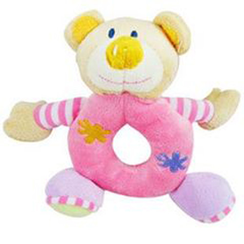 Khi bé khóc nhiều, bố có thể ngắt cơn khóc của bé bằng việc gây chú ý của bé với xúc xắc hay những vật dụng phát ra âm thanh và kích thích bé sờ vào chúng và làm bé nín khóc nhanh.