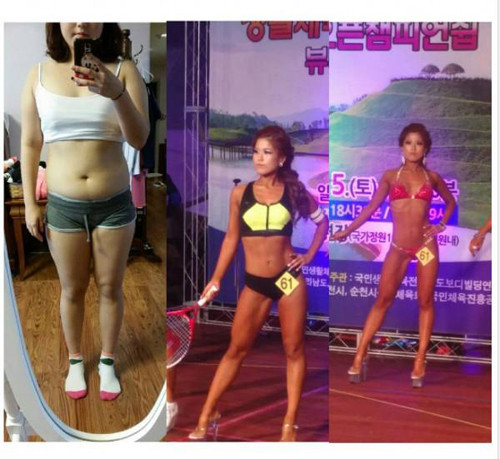 Kết quả anh chồng giảm từ 83kg (chất béo chiếm 16% cơ thể) xuống còn 71kg (chất béo chiếm 5% cơ thể), có thân hình 6 múi săn chắc. Trong khi đó, Shin Ji Hoo giảm từ 71kg (chất béo chiếm 32% cơ thể) xuống 49kg (chất béo chiếm 18% cơ thể).