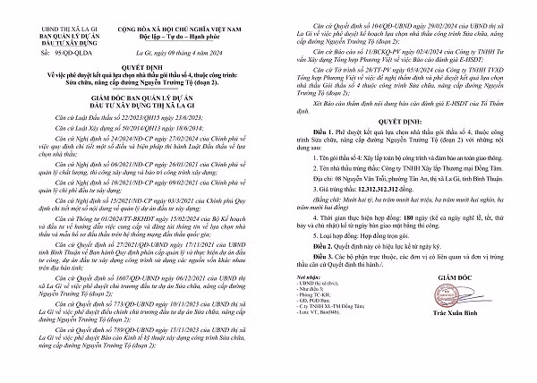 Binh Thuan: Cong ty Dong Tam 4 ngay trung 3 goi thau hon 27 ty dong-Hinh-5