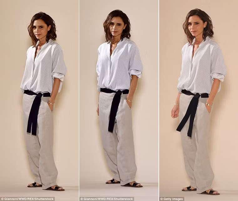 Vic gây bất ngờ khi xuất hiện trên sàn diễn với bộ đồ như một võ sĩ.