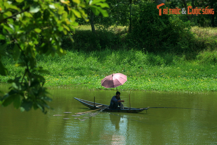 Nét thơ mộng của hồ Tịnh Tâm, một thắng cảnh trong Kinh thành.