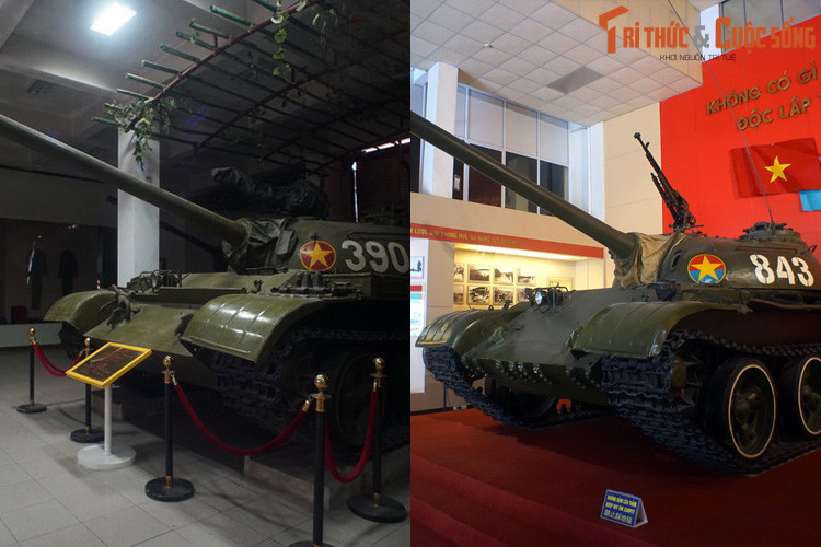 3. Trong các hiện vật lịch sử đã được công nhận là Bảo vật quốc gia của Việt Nam, có hai chiếc xe tăng. Đó là xe tăng T59 số hiệu 390 (Bảo tàng Binh chủng Tăng thiết giáp) và xe tăng T-54 số hiệu 843 (Bảo tàng Lịch sử Quân sự).