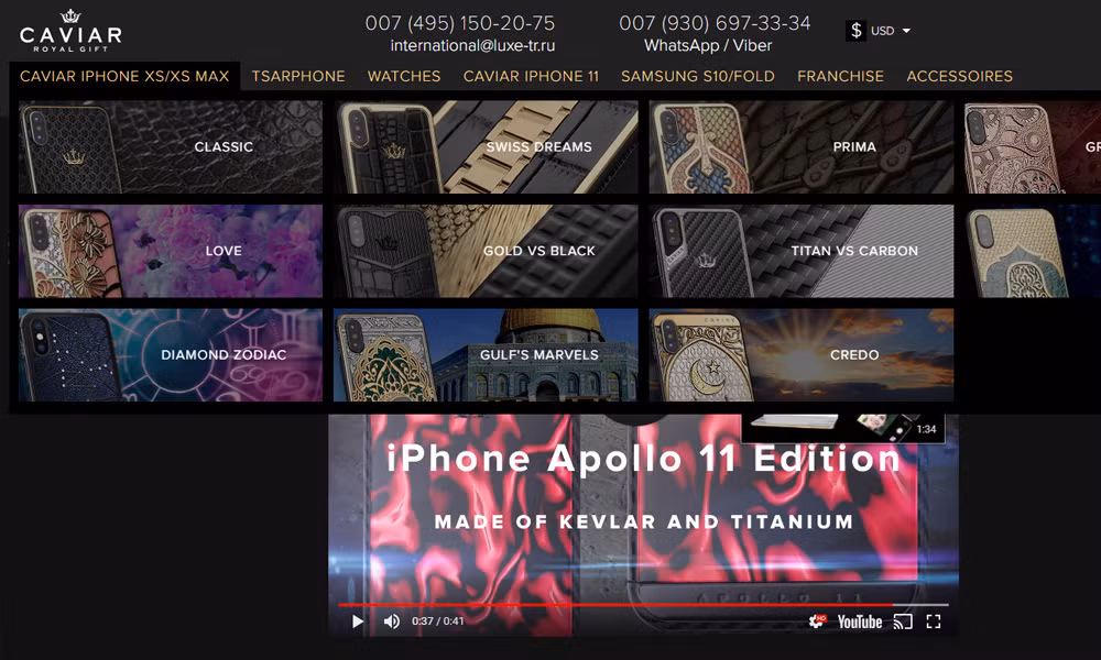 Thậm chí hãng Caviar còn ấp ủ dự định tài trợ nhiều chiếc iPhone Apollo 11 cho phía Roscosmos – đơn vị hàng không vũ trụ Nga để đem số máy này lên không gian. Với các đặc tính chống chịu va đạp tốt, chịu nhiệt độ cao và lạnh đóng băng, iPhone Apollo 11 hoàn toàn đủ điều kiện đáp ứng những thử nghiệm trong môi trường khắc nghiệt nhất.