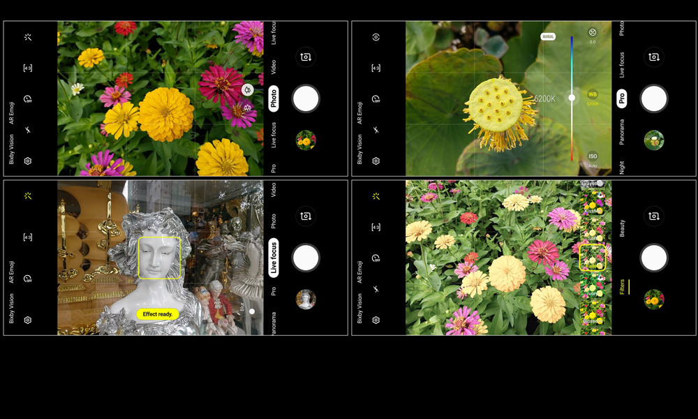 Điện thoại Galaxy A80 được hỗ trợ nhiều công nghệ hình ảnh, như AR Emoji – tạo hiệu ứng ảo thời gian thực, hoặc Bixby Vision – trợ lý ảo hỗ trợ.