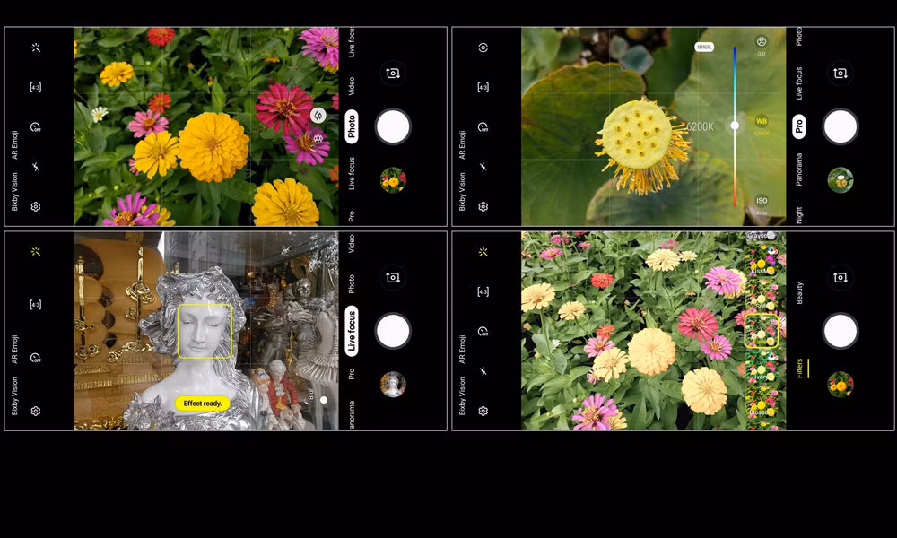 Điện thoại Galaxy A80 được hỗ trợ nhiều công nghệ hình ảnh, như AR Emoji – tạo hiệu ứng ảo thời gian thực, hoặc Bixby Vision – trợ lý ảo hỗ trợ.