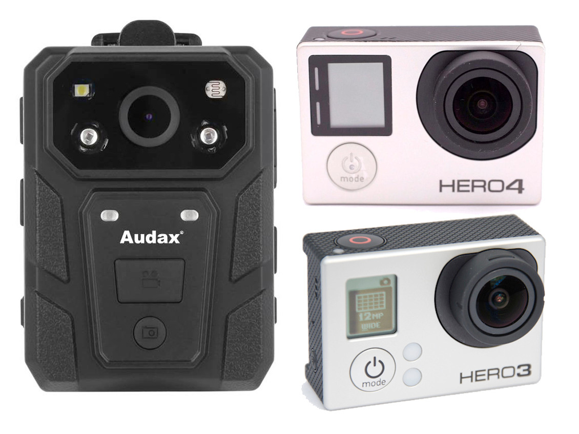 Hệ thống thấu kính của GoPro Hero 3 và 4 tương đương góc nhìn 95 độ, trong khi đó, camera gắn ngực của CSGT chỉ ở mức 140 độ. Tuy thiệt về góc nhìn rộng, nhưng các mẫu máy GoPro sẽ cho ra quang sai, hình ảnh bị méo nhiều ở rìa, khó quan sát.