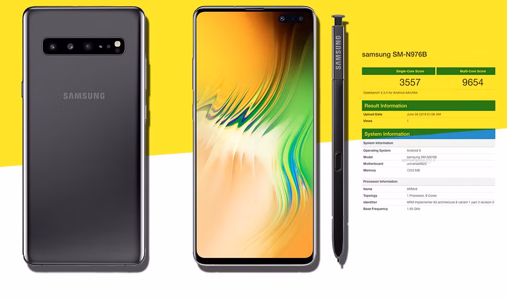 Khi đem so sánh, có thể thấy điểm sức mạnh Geekbench của mã SM-970F tốt hơn so với mã SM-N976B. Chứng tỏ các nhà phát triển Hàn Quốc đang tối ưu hoá phần mềm để phù hợp với phần cứng của thiết bị, từ đó tăng hiệu năng hoạt động của Samsung Galaxy Note 10.