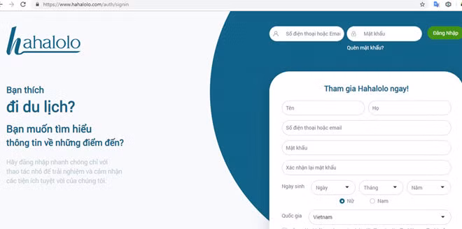 Ứng dụng cung cấp cho người dùng công cụ đặt phòng khách sạn, đặt tour, mua vé máy bay, mua sắm và chia sẻ những trải nghiệm du lịch. Hahalolo còn tích hợp giải pháp kết nối khách hàng với các đơn vị bán lẻ trực tuyến và thương mại điện tử. Tuy nhiên, sau hơn 1 tháng, ứng dụng này vẫn hoạt động một cách âm thầm lặng lẽ, chẳng mấy ai biết đến.