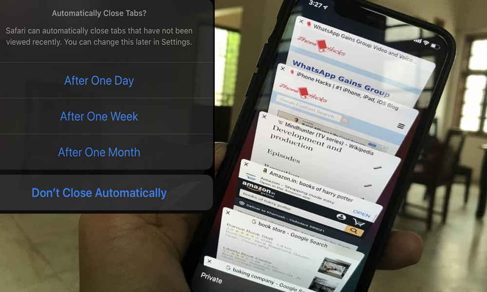 Lên lịch tự động đóng các cửa sổ Safari: Tính năng này tuy nhỏ nhưng đặc biệt hữu ích dành cho những người dùng lười đóng tab sau mỗi lần duyệt web. Giờ đây, thiết bị có thể tự động xóa các cửa sổ nội dung trong ứng dụng Safari theo lịch tùy chọn.