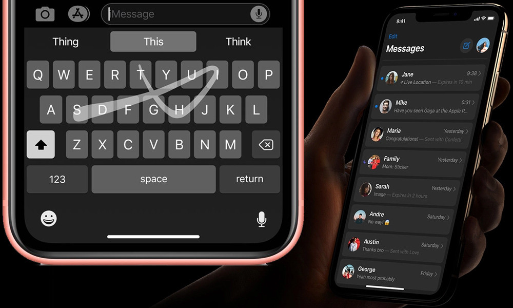 Nhập liệu bằng bàn phím vuốt: Với những ai đã sử dụng công cụ nhập liệu Swiftkey, hẳn tính năng này không còn xa lạ gì nữa. Về cơ bản, nó giúp người dùng có thể gõ chữ mà không nhấc ngón tay lên khỏi màn hình. Thao tác “bấm” vào từng ký tự trên màn hình, giờ đây được thay bằng việc “lướt” ngón tay tới các ký tự hiển thị trên màn hình.