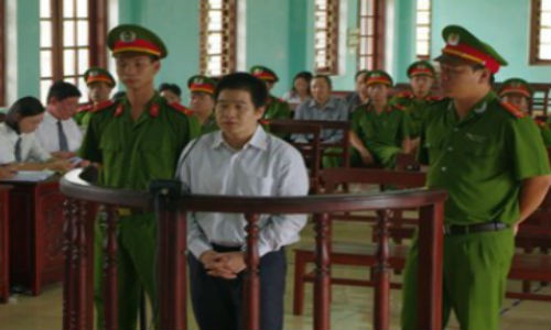 Tàng "Keangnam" tại phiên tòa xét xử.