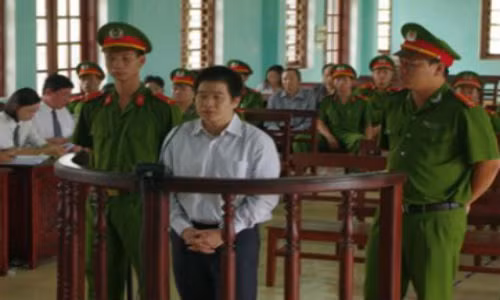 Tàng "Keangnam" tại phiên tòa xét xử.