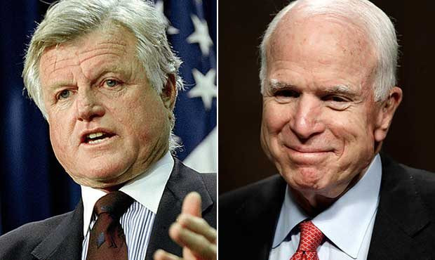 Trong cuốn hồi ký mới nhất của mình, ông McCain nói Kennedy là "vị thượng nghị sĩ quan trọng nhất" khi xây dựng luật vì vai trò của ông trong đảng Dân chủ và Thượng viện. Khi ông Kennedy qua đời vào năm 2009, thượng nghị sỹ McCain đã đọc một bài diễn văn chân thành trong đám tang, " Tình cảm của chúng tôi không trận chiến nào có thể đánh bại”. Thượng nghị sỹ John McCain mới mất cách đây không lâu sau một năm điều trị căn bệnh ung thư não.
