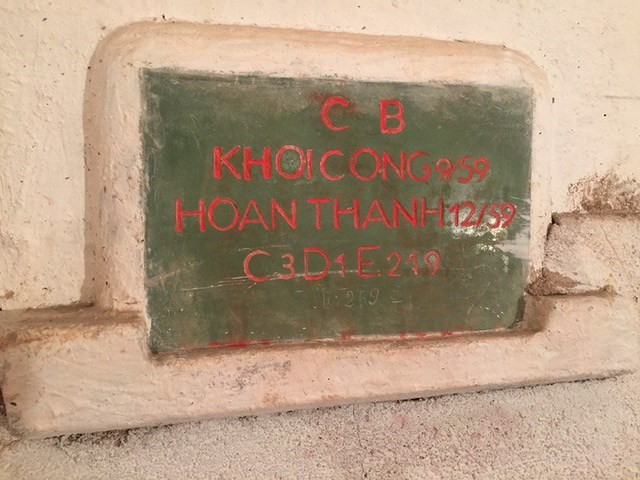 Đây là căn hầm chống bom đầu tiên được xây dựng tại Thành cổ.