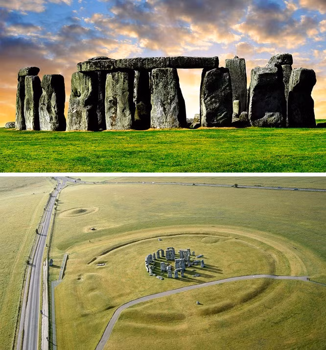 11. Stonehenge, Vương quốc Anh: Được hình thành từ một nền văn hóa mà nhiều vết tích còn sót lại, Stonehenge là một trong những di tích lịch sử quan trọng nhất trên thế giới. Nhưng nếu bạn nghĩ rằng Stonehenge nằm ở một nơi xa xôi và bí ẩn, bạn hoàn toàn sai. Di tích này nằm ngay cạnh một đường cao tốc.