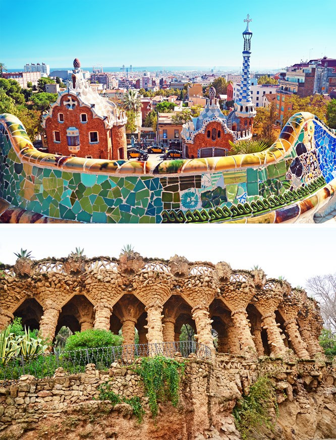 5. Ngôi nhà bánh gừng, Barcelona: Hầu như mọi ấn phẩm du lịch đều nhấn mạnh vẻ đẹp của những ngôi nhà bánh gừng ở Barcelona. Những người chưa bao giờ đến Catalonia có thể nghĩ rằng thành phố đầy những ngôi nhà ấm cúng nhỏ. Nhưng bạn sẽ chỉ có cơ hội nhìn thấy kiến trúc nhà bánh gừng tại thành phố Park Güell. Đáng tiếc là nơi đây cũng chỉ có 2 ngôi nhà bánh gừng và bạn sẽ phải đợi trong một hàng dài khổng lồ và trả €8.5 ( khoảng 230.000 VND) để vào trong. Sẽ hợp lý hơn khi tận hưởng khung cảnh tuyệt đẹp khi đứng trên sàn quan sát.