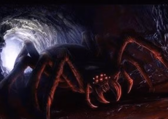 Nhện khổng lồ: Có lẽ còn đẫm máu hơn cả ý tưởng về những con rắn khổng lồ trong rừng là loài nhện khổng lồ. Amazon đã có những báo cáo dài về loài nhện khổng lồ được cho là có chân dài từ 4 đến 6 foot bằng kích thước của một con chó lớn và có nọc độc mạnh có thể giết chết cả những động vật lớn như ngựa. Các bộ lạc địa phương cho rằng những con nhện này sống trong các mạng lưới đường hầm dưới lòng đất, mở ra thành những cái bẫy trên sàn rừng, từ đó chúng leo lên để săn bắt bất cứ thứ gì chúng có thể bắt được, kể cả con người.