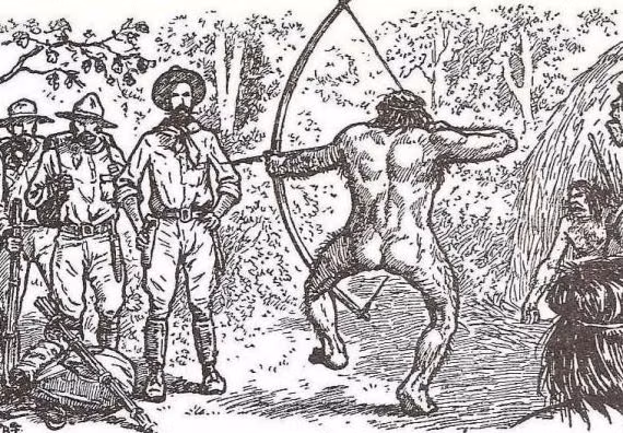 Những tộc người nhỏ bé này được mô tả là có sắc tố vẽ trên khuôn mặt của họ che khuất các đặc điểm của họ, họ hầu như không mặc quần áo và cầm cung tên với mũi tên có đầu độc. Những người ở bộ lạc kỳ quặc này được cung cấp thức ăn, nhưng họ đã bị từ chối. Sau này có nhiều nhà khoa học đi sâu vào các khu rừng bí ẩn nhằm tìm kiếm lại bộ lạc bí ẩn này nhưng hầu như không có kết quả bởi họ dường như biến mất vào các bụi cây rậm rạp.