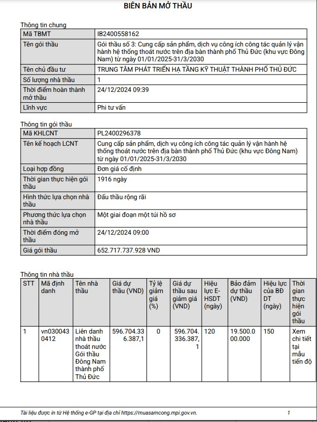 TP HCM: Lộ diện liên danh dự gói dịch vụ công ích hơn 600 tỷ tại Thủ Đức TP HCM: Lo dien lien danh du goi dich vu cong ich hon 600 ty tai Thu Duc