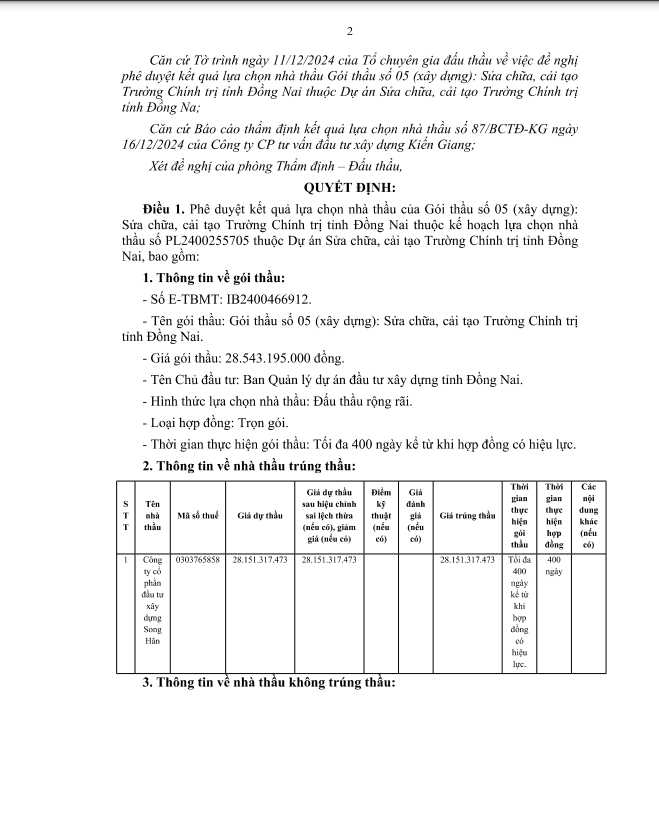 Goi sua chua truong chinh tri tinh Dong Nai da tim duoc nha thau thi cong-Hinh-3