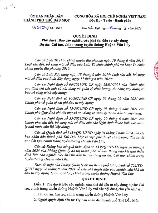 Bình Dương: Năng lực nhà thầu thực hiện chỉnh trang đường Huỳnh Văn Lũy - Hình 4 Binh Duong: Nang luc nha thau thuc hien chinh trang duong Huynh Van Luy-Hinh-4