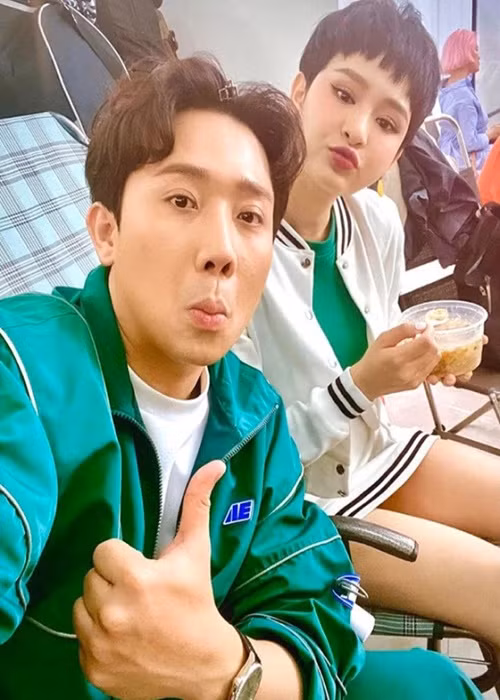 Trấn Thành nhận định Hiền Hồ sẽ ngây thơ đến năm 80 tuổi. Ảnh: Yan