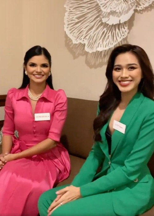 Theo Vnexpress, Hoa hậu Đỗ Thị Hà suy đoán, vòng phỏng vấn kín sẽ quyết định thí sinh vào top 12. Ảnh: Tiền Phong