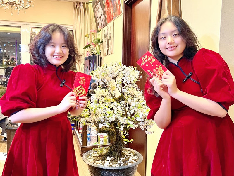 Sao nhí của "Bố ơi, mình đi đâu thế?" nay đã cao lớn phổng phao và điệu đà. Ảnh: FB Thúy Hạnh