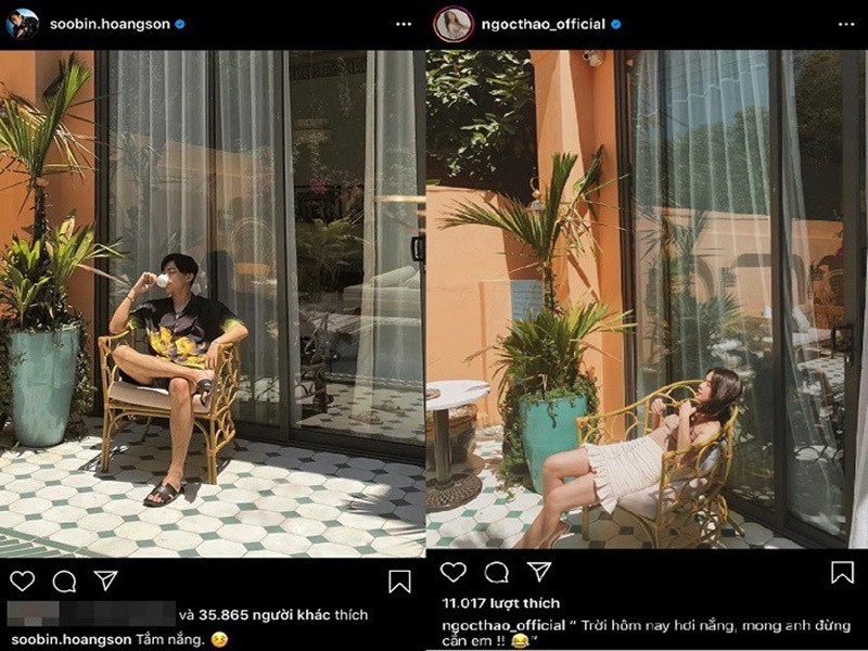 Năm 2020, Soobin Hoàng Sơn vướng nghi vấn hẹn hò hot girl Ngọc Thảo khi bị soi thường xuyên đăng tải ảnh cùng một địa điểm. Ảnh: Sức khỏe và đời sống