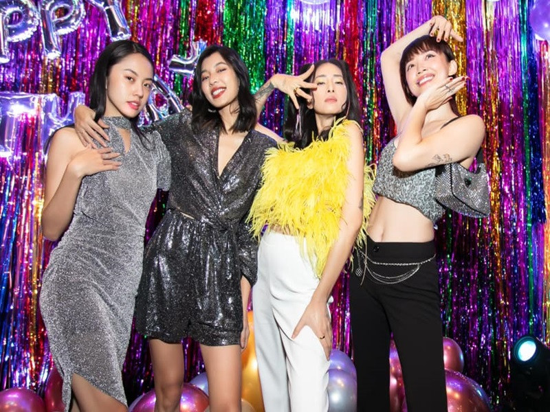 Ba người đẹp được Ngô Thanh Vân tin tưởng trao cho danh hiệu thế hệ đả nữ kế cận. Ảnh: FBNV