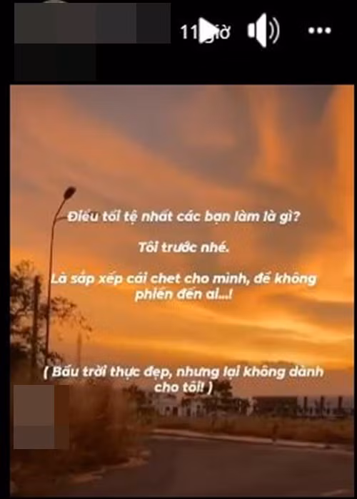 Đáng chú ý, mới nhất, Uyên Tô đăng lại một chia sẻ liên quan đến việc sắp xếp cái chết cho mình. Ảnh chụp màn hình