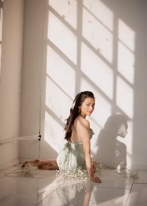 Sang Mỹ từ năm 2021, Trúc Diễm vừa học vừa hoạt động nghệ thuật.