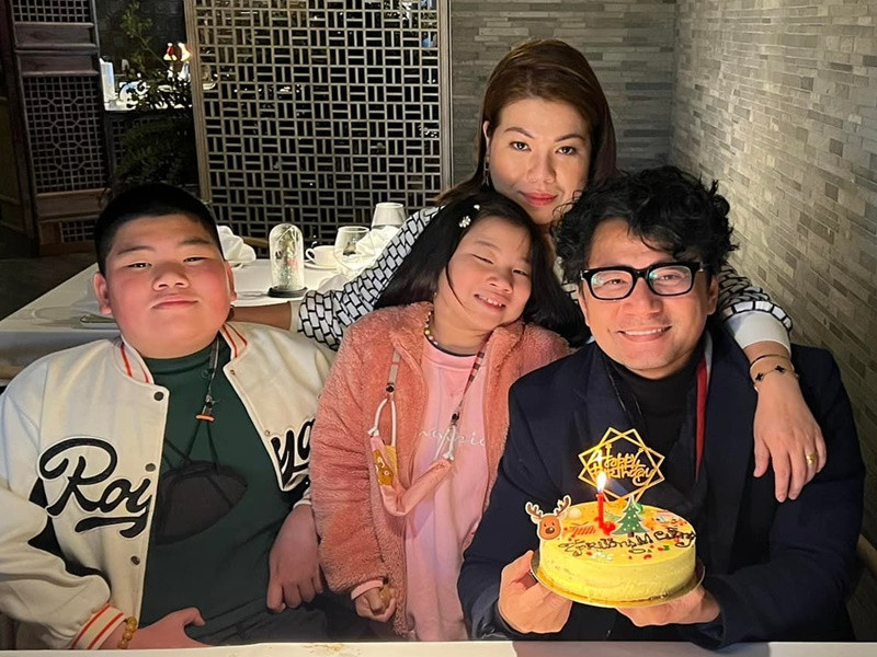 Trương Minh Cường và vợ cũ giữ mối quan hệ tốt đẹp để cùng chăm lo các con.