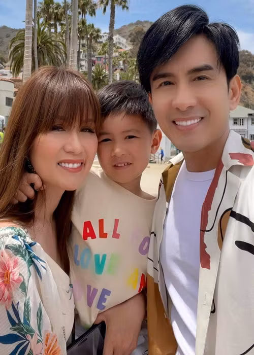 Đan Trường và vợ cũ Thủy Tiên từng gây xôn xao khi chi tới 150 triệu đồng/tháng để thuê vú em. Ảnh: FBNV