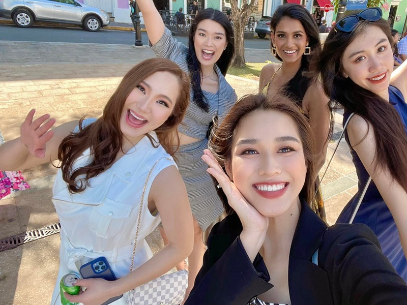 Trên trang cá nhân, Đỗ Thị Hà vừa chia sẻ loạt ảnh tham gia cuộc thi Miss World 2021 - Hoa hậu Thế giới 2021. Ảnh: FBNV