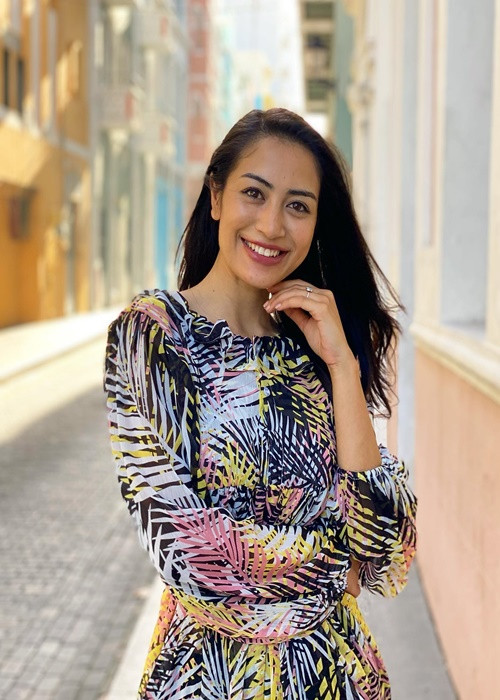 Người đẹp đến từ Nepal khoe vẻ tươi tắn. Ảnh: Miss World