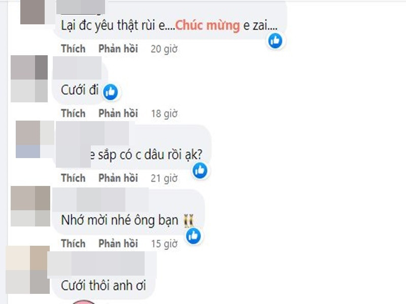 Nhiều bạn bè, đồng nghiệp của Hiệp Gà đoán già đoán non nam diễn viên đang hẹn hò, giục anh cưới. Ảnh: Chụp màn hình