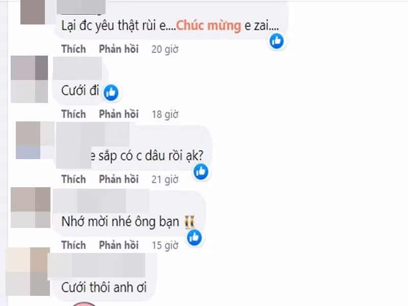 Nhiều bạn bè, đồng nghiệp của Hiệp Gà đoán già đoán non nam diễn viên đang hẹn hò, giục anh cưới. Ảnh: Chụp màn hình