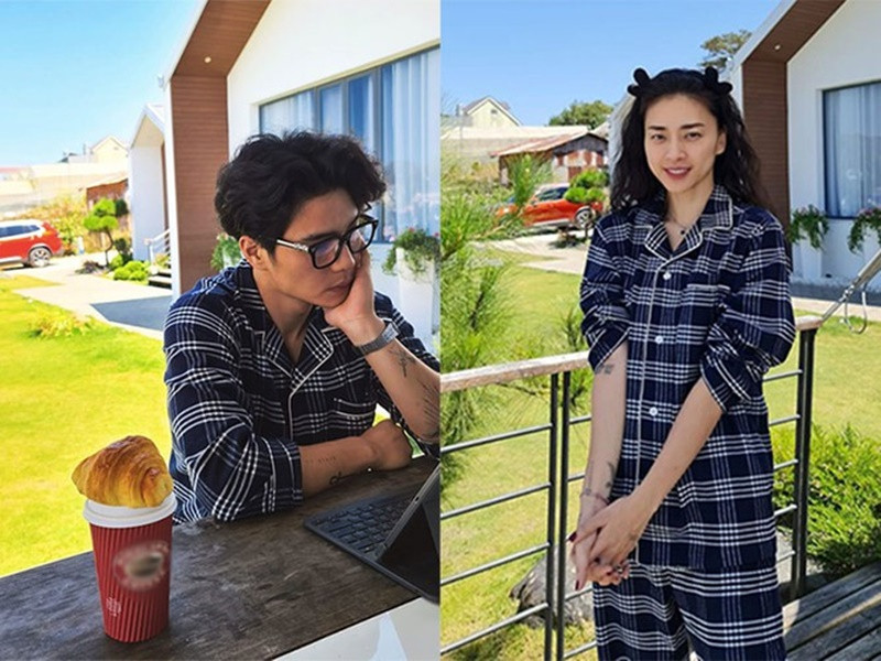 Mùng 3 Tết Nguyên đán 2021, Huy Trần và Ngô Thanh Vân đều check in ở Đà Lạt. Cả hai thậm chí còn khoe ảnh mặc đồ đôi. Ảnh: FBNV