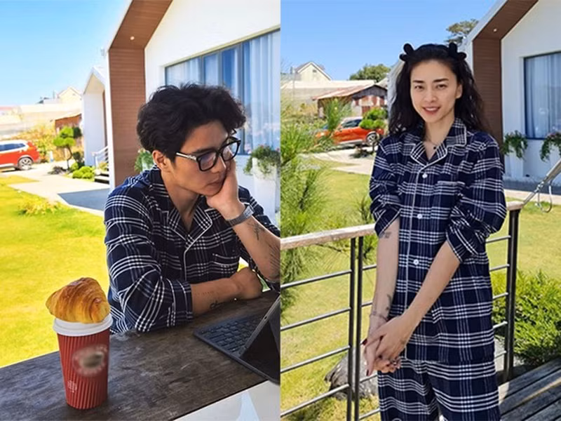 Mùng 3 Tết Nguyên đán 2021, Huy Trần và Ngô Thanh Vân đều check in ở Đà Lạt. Cả hai thậm chí còn khoe ảnh mặc đồ đôi. Ảnh: FBNV