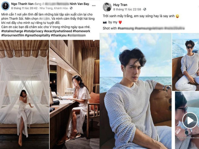 Ngô Thanh Vân và Huy Trần giữ im lặng trước tin đồn hẹn hò. Sau đó, cặp đôi tiếp tục lộ những bằng chứng yêu đương. Ảnh: Phụ nữ Việt Nam