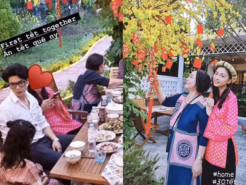 Dịp Tết Nguyên đán 2021, Huy Trần được cho là về quê Trà Vinh của Ngô Thanh Vân đón Tết. Ảnh: FBNV