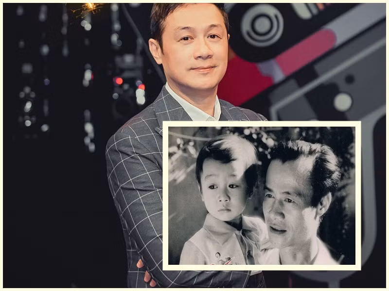 MC Anh Tuấn là con trai của nhà giáo nhân dân Vũ Hướng. Giáo sư âm nhạc, nhà giáo nhân dân Vũ Hướng nguyên là Phó giám đốc Nhạc viện Hà Nội (nay là Học viện Âm nhạc Quốc gia Việt Nam).Trong ảnh, Anh Tuấn ngày nhỏ bên nhà giáo nhân dân Vũ Hướng. Ảnh: Giao thông Ảnh: Tiền Phong