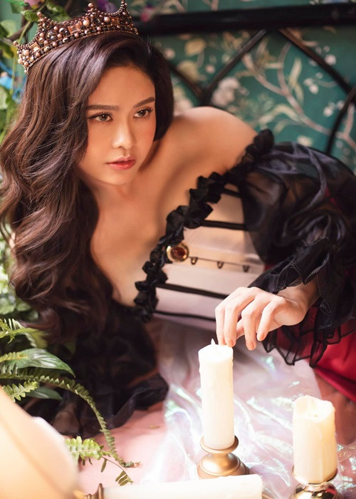 Trương Quỳnh Anh đang vướng nghi vấn phim giả tình thật với ca sĩ Chi Dân khi đóng chung phim. Ảnh: FBNV